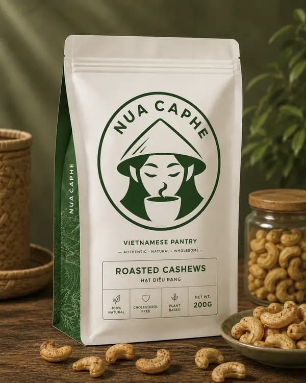 Roasted Cashews packaging